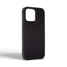 Чохол для мобільного телефона Harder Carbon Pattern Apple iPhone 14 Pro Max Black (ARM76780) - Фото