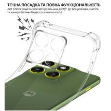 Чехол для мобильного телефона BeCover Anti-Shock Motorola Edge 70 Clear (715069) Чехол для мобильного телефона BeCover Anti-Shock Motorola Edge 70 Clear (715069) - Фото