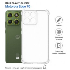 Чехол для мобильного телефона BeCover Anti-Shock Motorola Edge 70 Clear (715069) Чехол для мобильного телефона BeCover Anti-Shock Motorola Edge 70 Clear (715069) - Фото