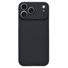 Чехол для мобильного телефона BeCover FIBRA Carbonite MagSafe Apple iPhone 17 Pro Max Black (715410) Чехол для мобильного телефона BeCover FIBRA Carbonite MagSafe Apple iPhone 17 Pro Max Black (715410) - Фото