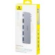 Концентратор Baseus USB-C 5-in-1 3xUSB 3.0 + 1xUSB-C 40Gbps + 1xHDMI 4K30Hz gray (B00052801811-04)