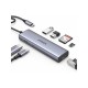 Концентратор Ugreen USB-C 6-in-1 2xUSB-A + 1xUSB-C PD100W + DisplayPort 4K60Hz + 1xRJ45 1000Mbps black (75643) Концентратор Ugreen USB-C 6-in-1 2xUSB-A + 1xUSB-C PD100W + DisplayPort 4K60Hz + 1xRJ45 1000Mbps black (75643)