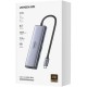 Концентратор Ugreen USB-C 6-in-1 2xUSB-A + 1xUSB-C PD100W + DisplayPort 4K60Hz + 1xRJ45 1000Mbps black (75643) Концентратор Ugreen USB-C 6-in-1 2xUSB-A + 1xUSB-C PD100W + DisplayPort 4K60Hz + 1xRJ45 1000Mbps black (75643)