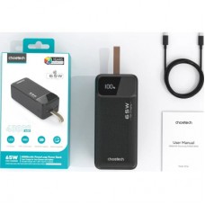 Батарея універсальна Choetech 40000mAh, PD/65W, QC, AFC (B734) - Фото