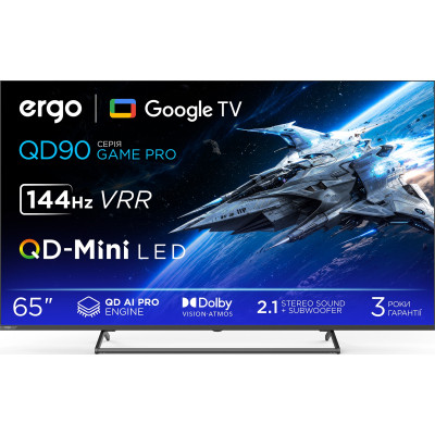 Телевізор Ergo 65MQD90 Game PRO