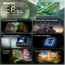 Телевізор Hisense 55E8S - Фото
