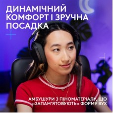 Навушники Logitech G321 Lightspeed Black (981-001563) - Фото