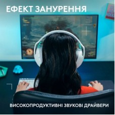 Навушники Logitech G321 Lightspeed White (981-001569) - Фото