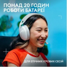 Навушники Logitech G321 Lightspeed White (981-001569) - Фото