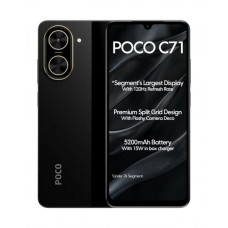 Смартфон POCO C71 3/64GB Black EU (adapter)