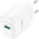 Зарядний пристрій HOCO C140A USB 18 W QC 3.0 white (6942007627795)