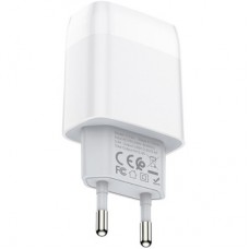 Зарядний пристрій HOCO C73A 2xUSB 12 W white (6931474712912) - Фото