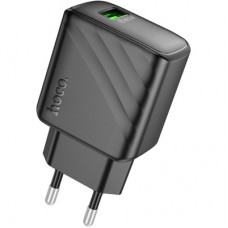 Зарядний пристрій HOCO CS21A USB 18 W QC 3.0 black (6942007609883) - Фото