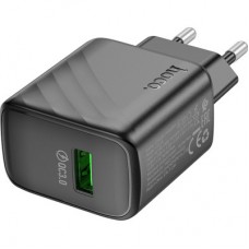 Зарядний пристрій HOCO CS21A USB 18 W QC 3.0 black (6942007609883) - Фото