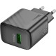 Зарядний пристрій HOCO CS21A USB 18 W QC 3.0 black (6942007609883) Зарядний пристрій HOCO CS21A USB 18 W QC 3.0 black (6942007609883)