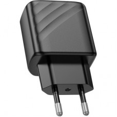 Зарядний пристрій HOCO CS21A USB 18 W QC 3.0 black (6942007609883) - Фото