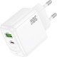 Зарядний пристрій HOCO CS55A 1xUSB-C PD30W + 1xUSB QC3.0 white (6942007631549) Зарядний пристрій HOCO CS55A 1xUSB-C PD30W + 1xUSB QC3.0 white (6942007631549)
