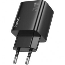 Зарядний пристрій HOCO N56 2xUSB-C PD30W + 2xUSB black (6942007632492) - Фото