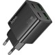 Зарядний пристрій HOCO N56 2xUSB-C PD30W + 2xUSB black (6942007632492) Зарядний пристрій HOCO N56 2xUSB-C PD30W + 2xUSB black (6942007632492)
