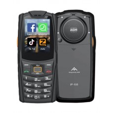 Кнопковий телефон AGM M7 Pro 2/16Gb Black (Клавіатура з кирилицею)