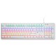 Клавиатура Thunderobot K104 Red Switch USB UA White (6932066308162)