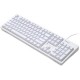 Клавиатура Thunderobot K104 Red Switch USB UA White (6932066308162)