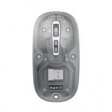 Мышка Havit MS62WB Pro Wireless Transparent Gray (6939119045128)