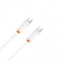 Дата кабель USB-C to USB-C 1.0m 60w white XO (NB-Q302B-CC.white) - Фото