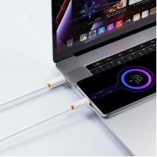 Дата кабель USB-C to USB-C 1.0m 60w white XO (NB-Q302B-CC.white) - Фото