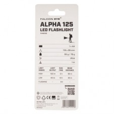 Фонарь Falcon Eye тактичний Alpha 125 (125 Lm) Focus (FHH0120) (DAS303973) Фонарь Falcon Eye тактичний Alpha 125 (125 Lm) Focus (FHH0120) (DAS303973) - Фото