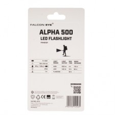Фонарь Falcon Eye тактичний Alpha 500 (500 Lm) Focus (FHH0121) (DAS303972) Фонарь Falcon Eye тактичний Alpha 500 (500 Lm) Focus (FHH0121) (DAS303972) - Фото