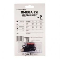Фонарь Falcon Eye тактичний Omega 2K (2000 Lm) White/Red LED Magnetic Rechargeable Type-C (FHH0142) (DAS303963) Фонарь Falcon Eye тактичний Omega 2K (2000 Lm) White/Red LED Magnetic Rechargeable Type-C (FHH0142) (DAS303963) - Фото