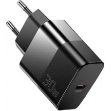 Зарядний пристрій Essager USB-C PD30W + cable USB-C to USB-C 60 W black (E30JSB1-SYTT1-T) - Фото