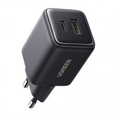 Зарядний пристрій Ugreen X514 1xUSB-C PD20W + 1xUSB GaN black (65737) - Фото