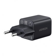 Зарядний пристрій Ugreen X514 1xUSB-C PD20W + 1xUSB GaN black (65737) - Фото