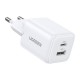 Зарядное устройство Ugreen X514 1xUSB-C PD20W + 1xUSB GaN white (65006)