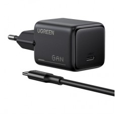 Зарядное устройство Ugreen X517 USB-C PD25W GaN black (65736)