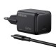 Зарядное устройство Ugreen X517 USB-C PD25W GaN + cable USB-C to USB-C 1.0m black (75103)