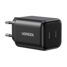 Зарядное устройство Ugreen X526 2xUSB-C PD45W GaN black (65058)