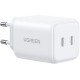 Зарядное устройство Ugreen X526 2xUSB-C PD45W GaN white (65154)
