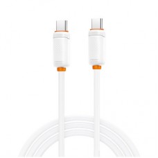 Дата кабель USB-C to USB-C 1.0m 27W white XO (XO-CB-300CC-WH)