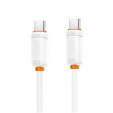 Дата кабель USB-C to USB-C 1.0m 27W white XO (XO-CB-300CC-WH) - Фото