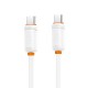 Дата кабель USB-C to USB-C 1.0m 27W white XO (XO-CB-300CC-WH)
