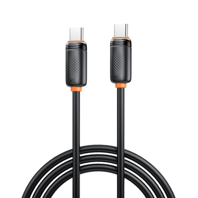Дата кабель USB-C to USB-C 1.0m 27W black XO (XO-CB-300CC-BK)