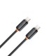 Дата кабель USB-C to USB-C 1.0m 27W black XO (XO-CB-300CC-BK) Дата кабель USB-C to USB-C 1.0m 27W black XO (XO-CB-300CC-BK)