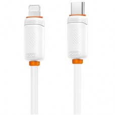 Дата кабель USB-C to Lightning 1.0m 27W white XO (XO-CB-300CL-WH) - Фото