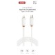 Дата кабель USB-C to Lightning 1.0m 27W white XO (XO-CB-300CL-WH) Дата кабель USB-C to Lightning 1.0m 27W white XO (XO-CB-300CL-WH)