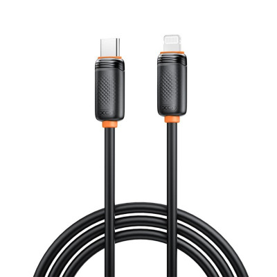 Дата кабель USB-C to Lightning 1.0m 27W black XO (XO-CB-300CL-BK)