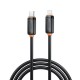 Дата кабель USB-C to Lightning 1.0m 27W black XO (XO-CB-300CL-BK)