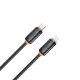 Дата кабель USB-C to Lightning 1.0m 27W black XO (XO-CB-300CL-BK) Дата кабель USB-C to Lightning 1.0m 27W black XO (XO-CB-300CL-BK)